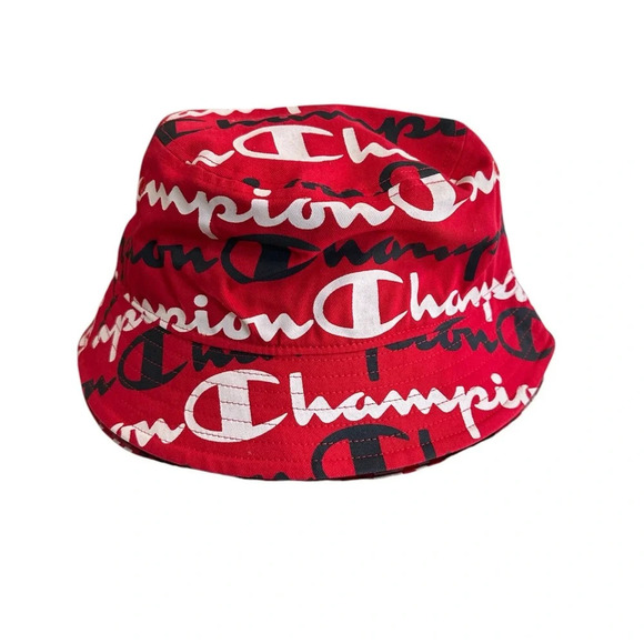 CHAMPION Red Bucket Hat Small Medium BNWT - Picture 5 of 5